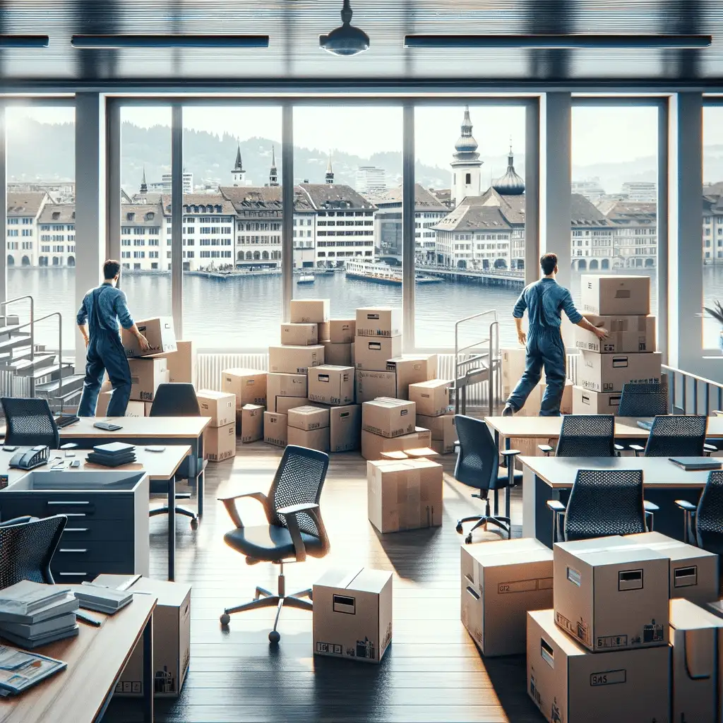 Büroräumung in Luzern