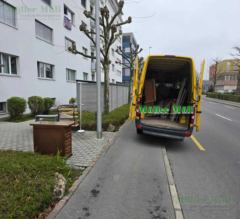 Wohnungsräumungen in Jona Grütstrasse - Sorgenfreie Wohnungsräumungen mit Müller Müll