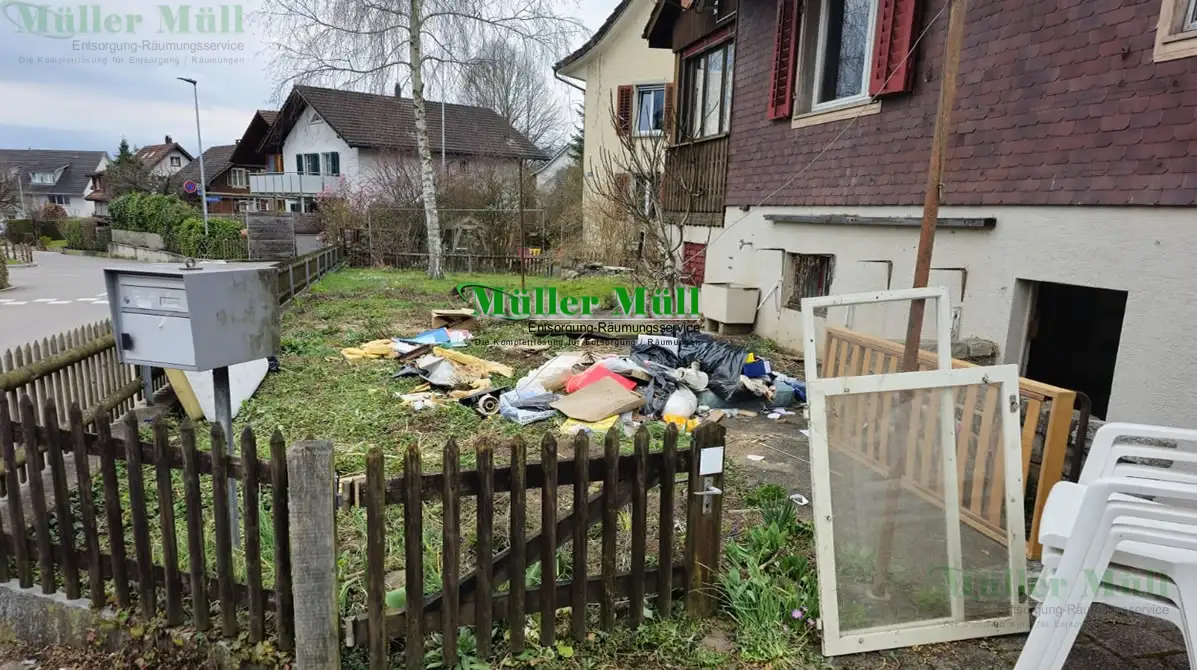 Hausräumung in Rüti ZH